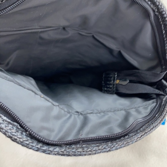 Bob & Alice Black Straw Purse Vintage 80’s NWT - Picture 4 of 8